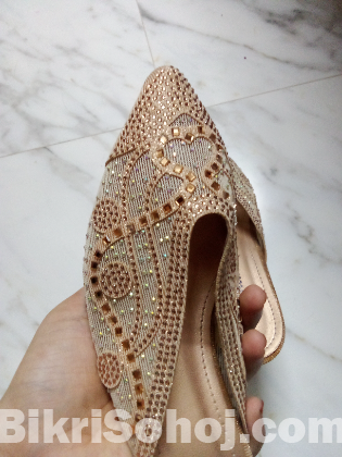 1 time used bridal heels for sell